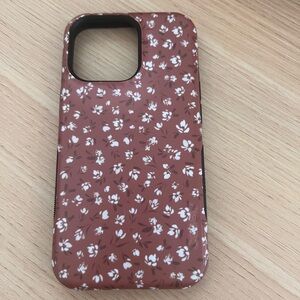 Floral Brown Protective Phone Case - CASELY
